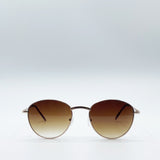 SVNX Classic Round Metal Frame Sunglasses