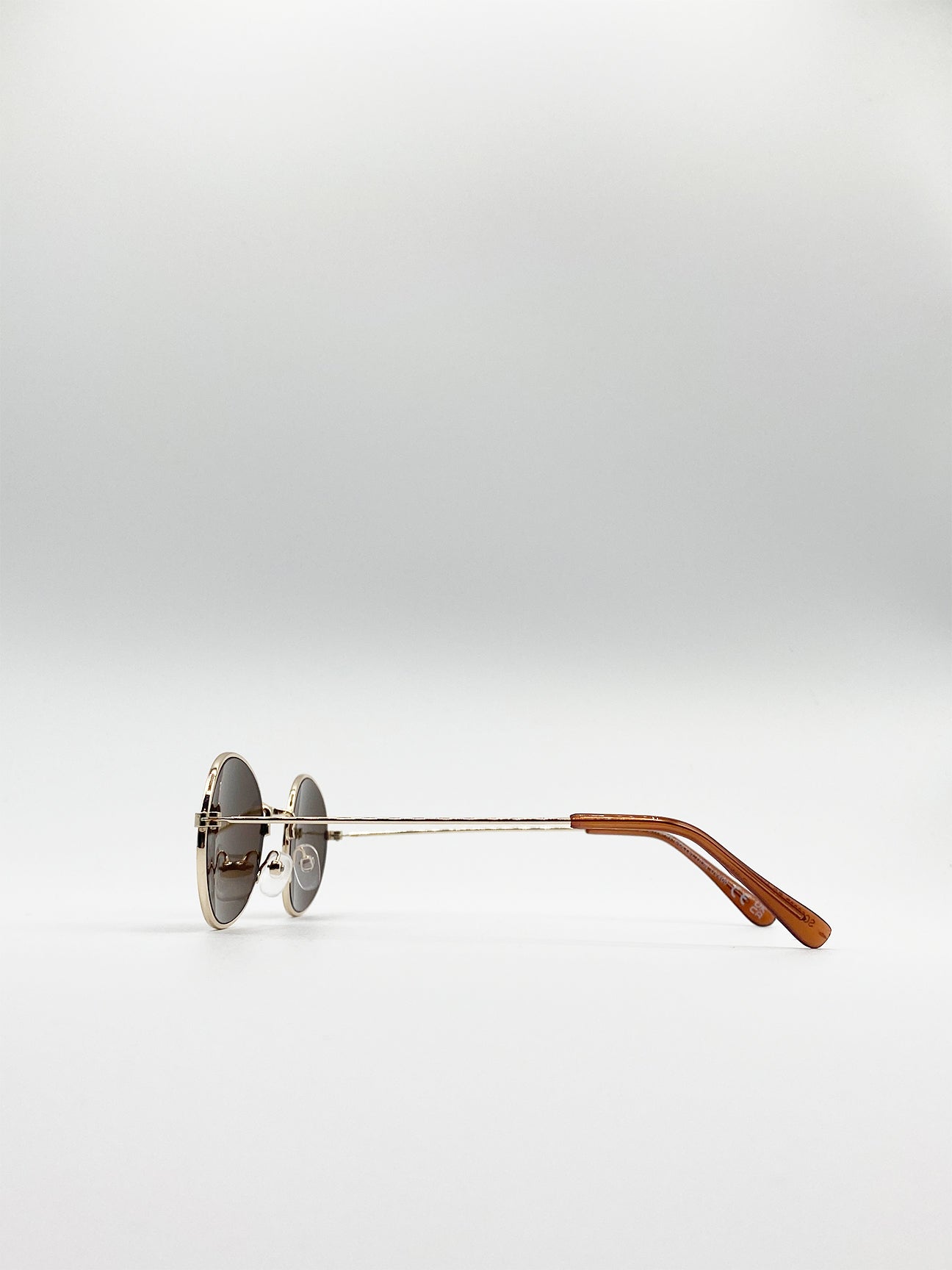 Round Metal Frame Sunglasses - svnx
