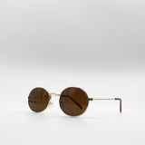 Round Metal Frame Sunglasses