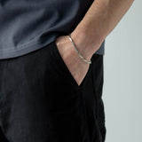 SVNX Minimalistic link Bracelet in Silver - svnx