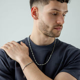 SVNX Minimalistic link Bracelet in Silver - svnx