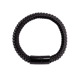 SVNX Double Franco Chain Bracelet in Black - svnx