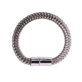 SVNX Double Franco Chain Bracelet in Silver - svnx