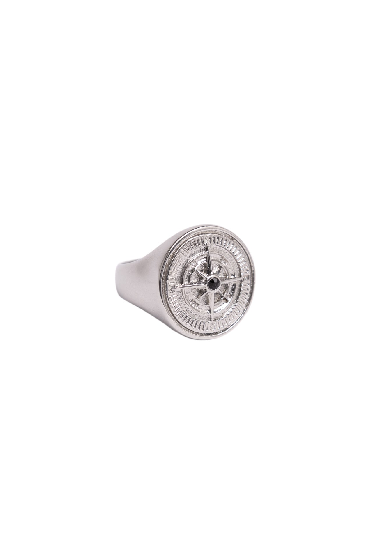SVNX Compass Signet Pinky Ring - svnx