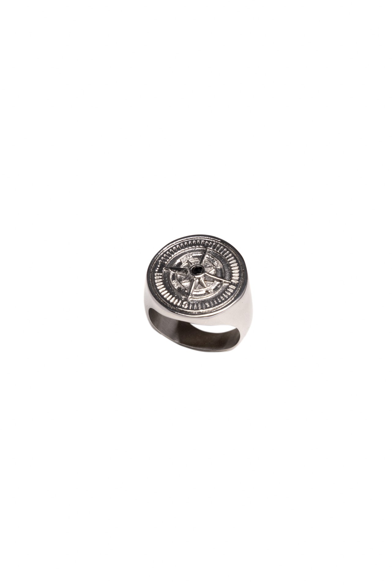SVNX Compass Signet Pinky Ring - svnx