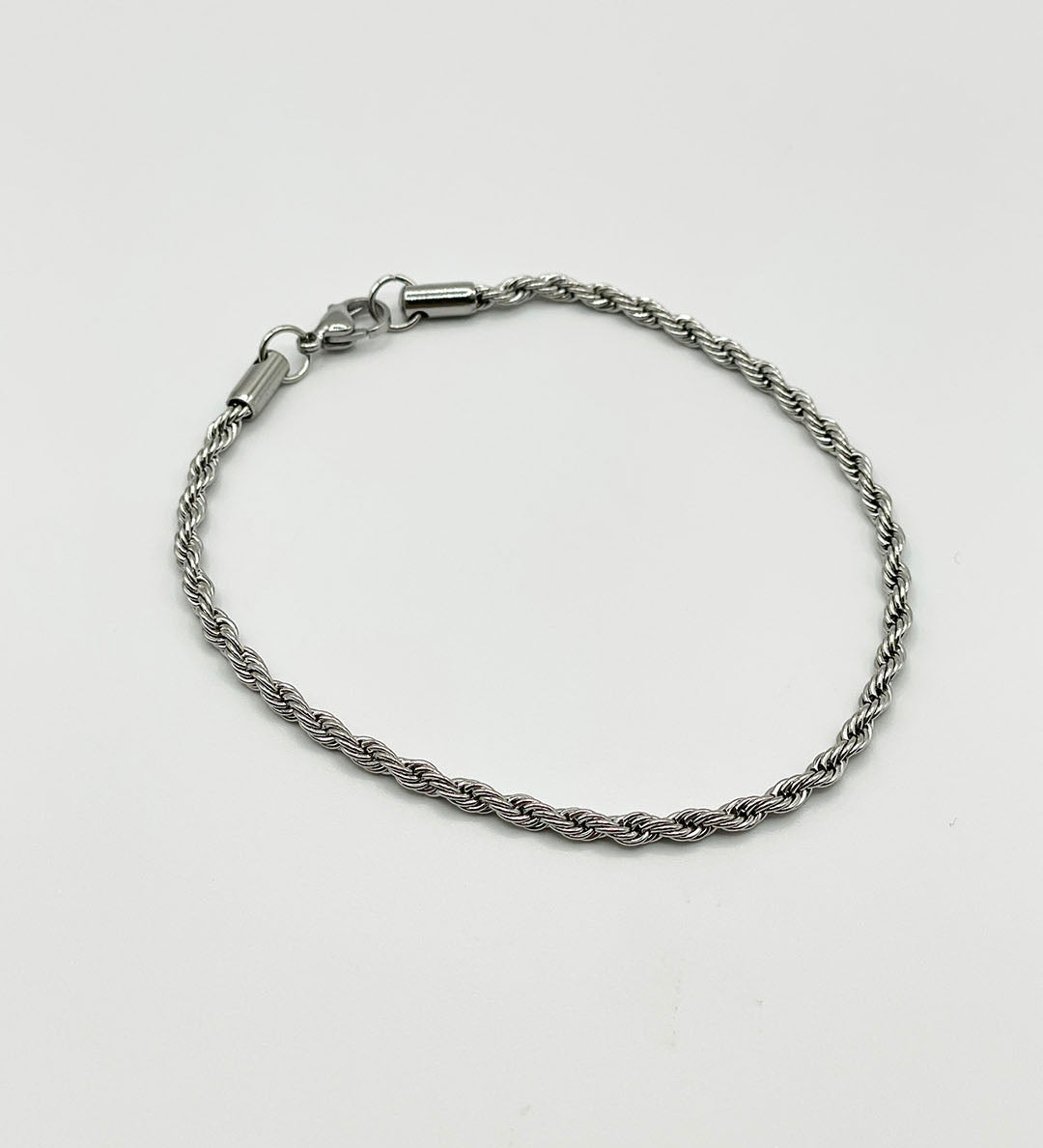 Rope Chain Bracelet in Silver