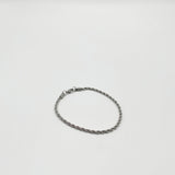 Rope Chain Bracelet in Silver