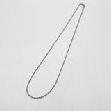 Rope Chain Necklace in Silver