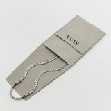 Interlocked Chain Necklace in Silver