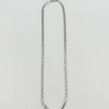 Interlocked Chain Necklace in Silver