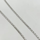 Interlocked Chain Necklace in Silver