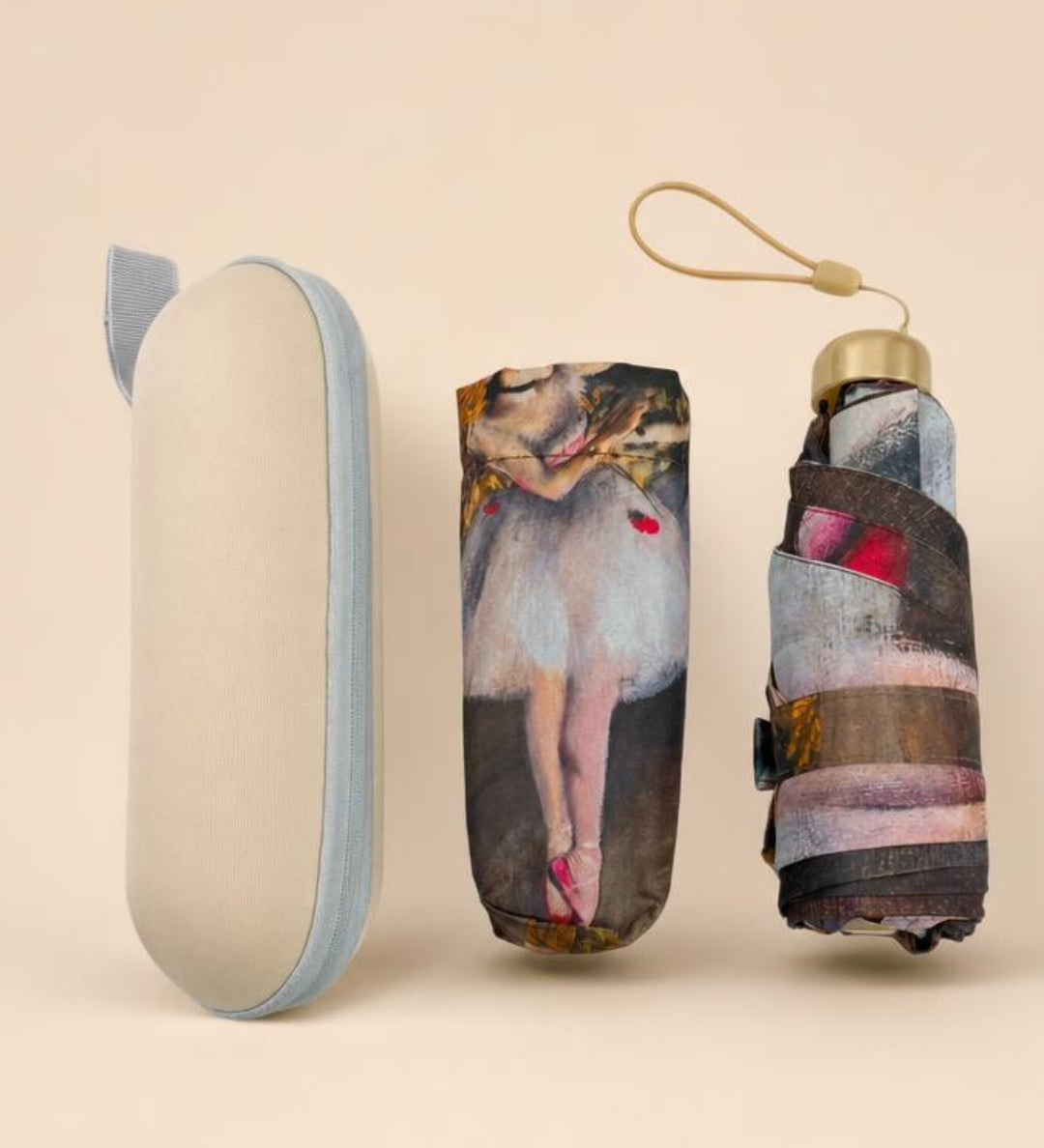 Degas Two Dancers Umbrella with Travel Case