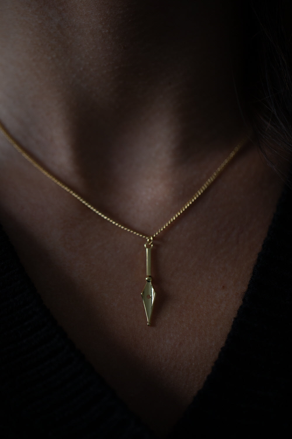 Dagger Pendant with Chain Necklace - svnx