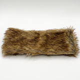 Faux Fur Headband in Brown