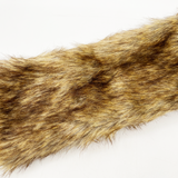 Faux Fur Headband in Brown