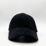 Soft Textured Cap In Black