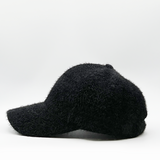 Soft Textured Cap In Black