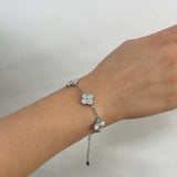 Clover Bracelet in Silver