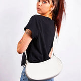 Saddle Bag in Off White