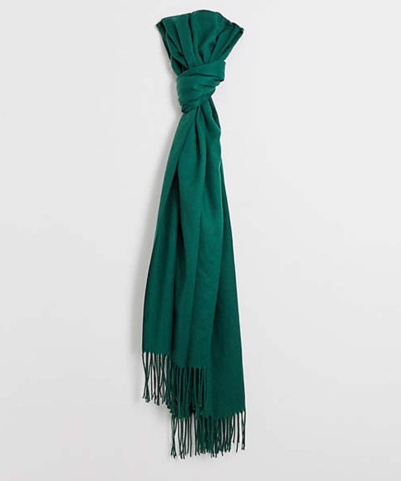 TASSEL SCARF GREEN - svnx