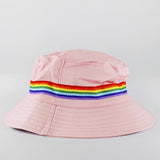 Reversible Bucket Hat with Rainbow Band