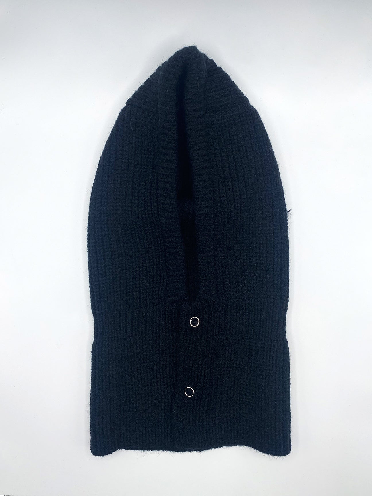 Knitted Balaclava with Snap Fastening - svnx