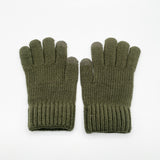 Ribbed Knitted Gloves - svnx