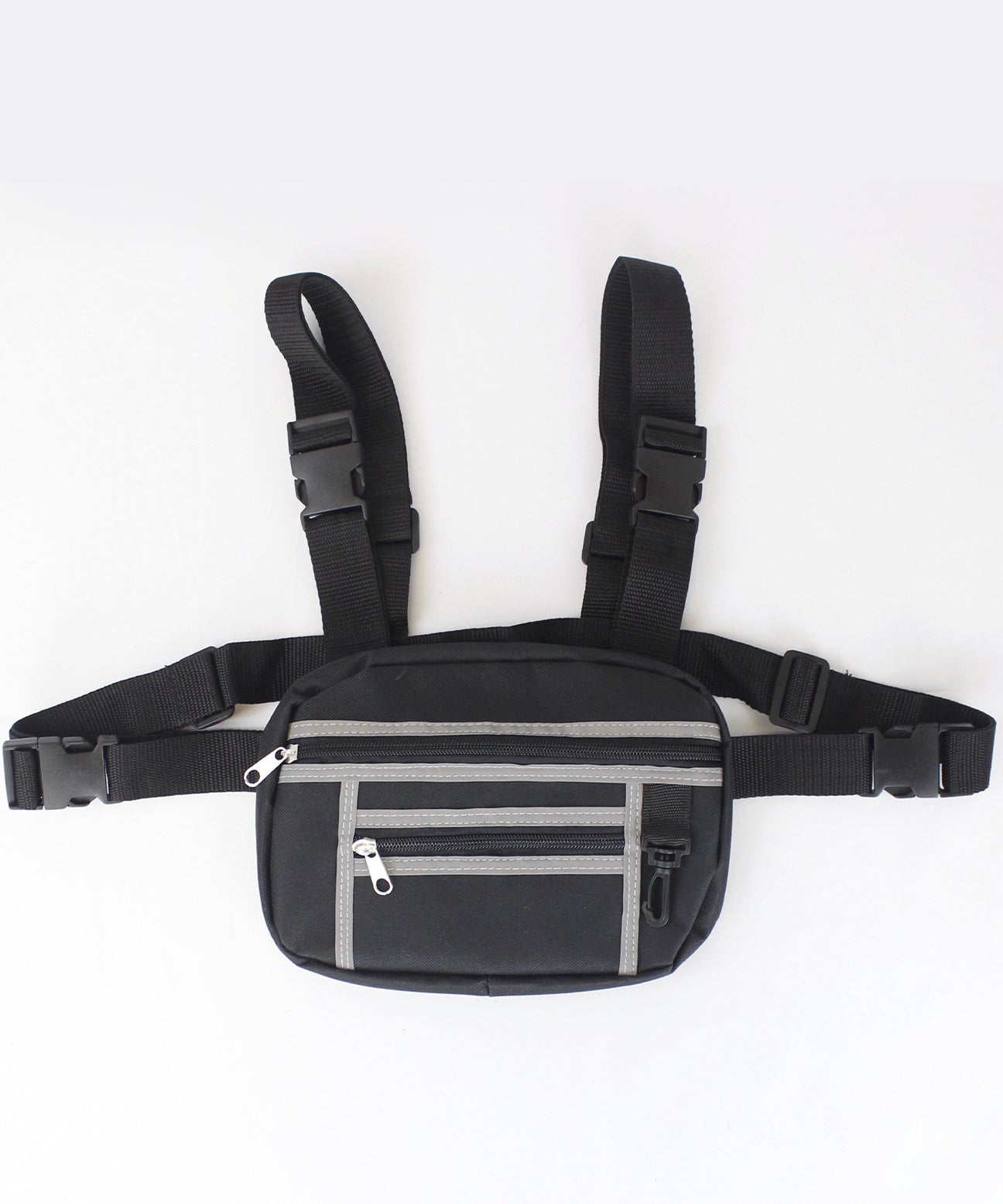 BLACK CHEST BAG - svnx