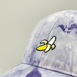 Banana Embroidery Tie Dye Cap