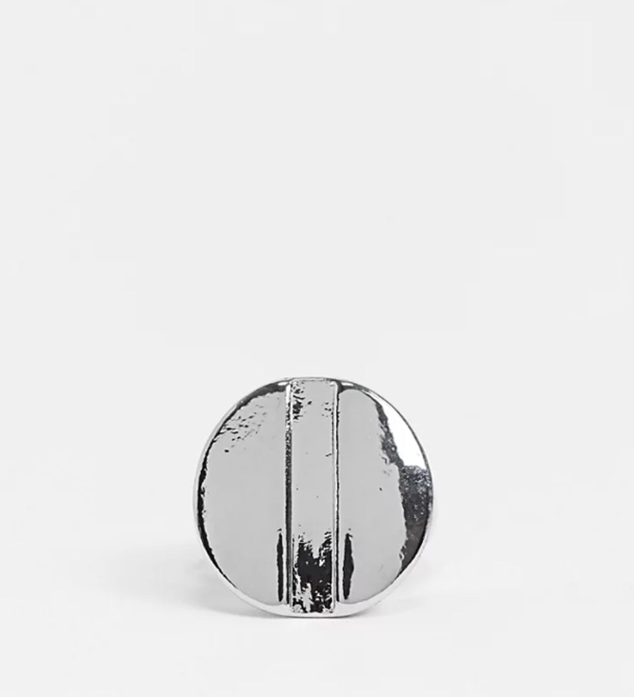 Screw Shaped Silver Ring - svnx