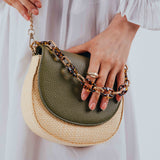 Cross Body Bag With Chain Detail
