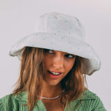 Floral Print Floppy Hat