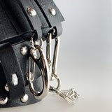 PU Leather Belt with Metal Studs