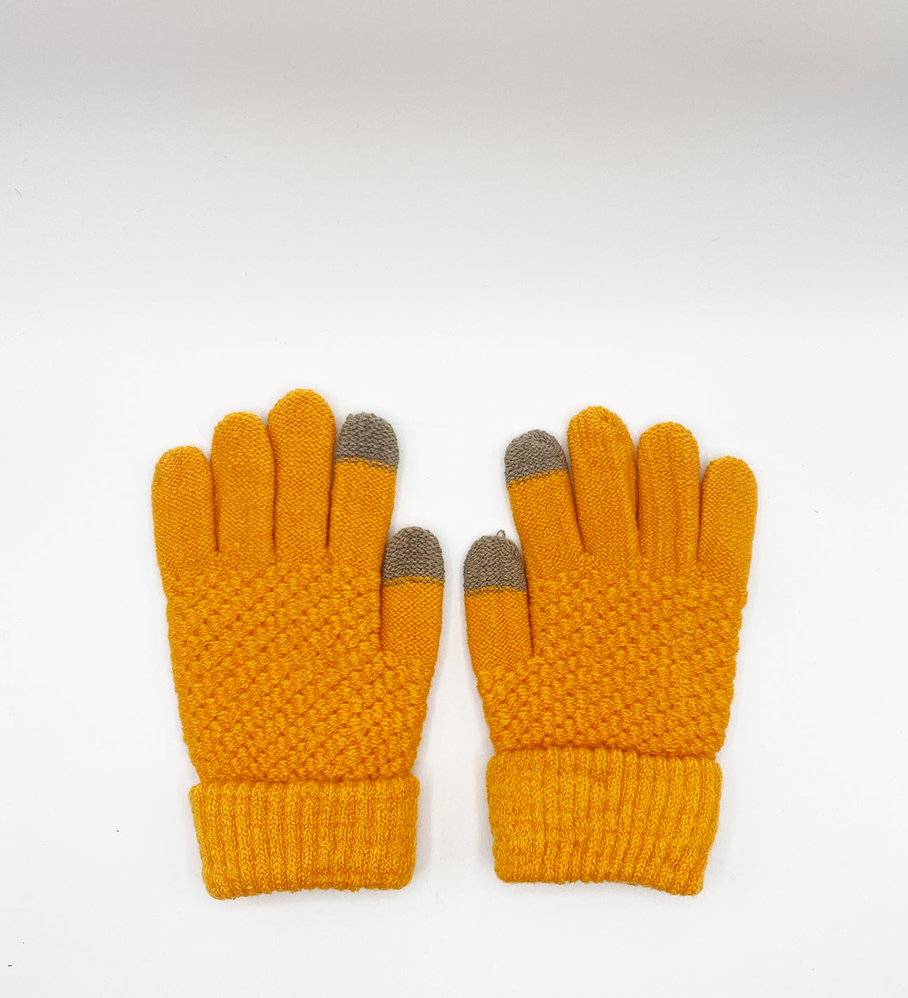Textured Touchscreen Knitted Gloves - svnx