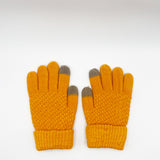 Textured Touchscreen Knitted Gloves - svnx