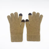 Ribbed Knitted Gloves - svnx