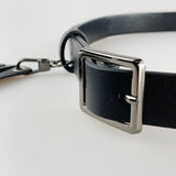 PU Leather Belt with Dettachable Card Holder - svnx