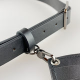 PU Leather Belt with Dettachable Card Holder - svnx