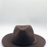 Trilby Hat With PU Chain Band