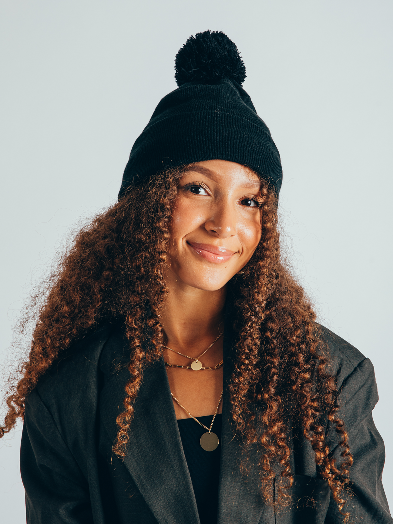Pom Pom Knitted Beanie - svnx