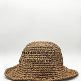 ALTON Straw bucket hat in natural