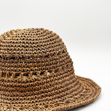 ALTON Straw bucket hat in natural