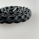Plaited PU Leather Belt 2 Pack