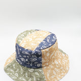 Patchwork Paisley Print Bucket Hat