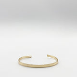 Gold Plain Band Bracelet