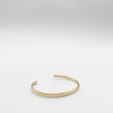 Gold Plain Band Bracelet