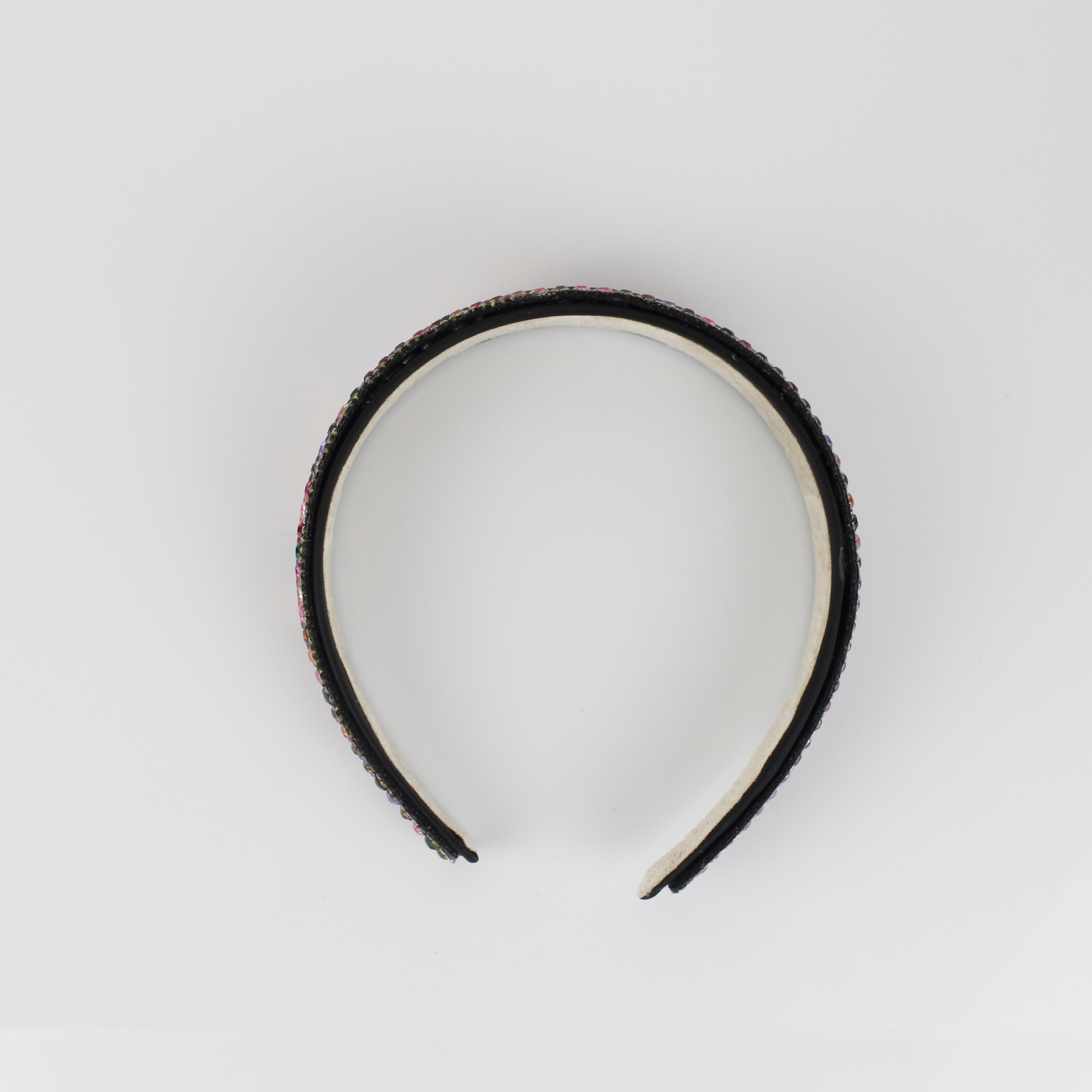 MULTI-COLOURED DIAMANTE HEADBAND - svnx