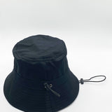 Micah Bucket Hat With Pocket Detail In Black