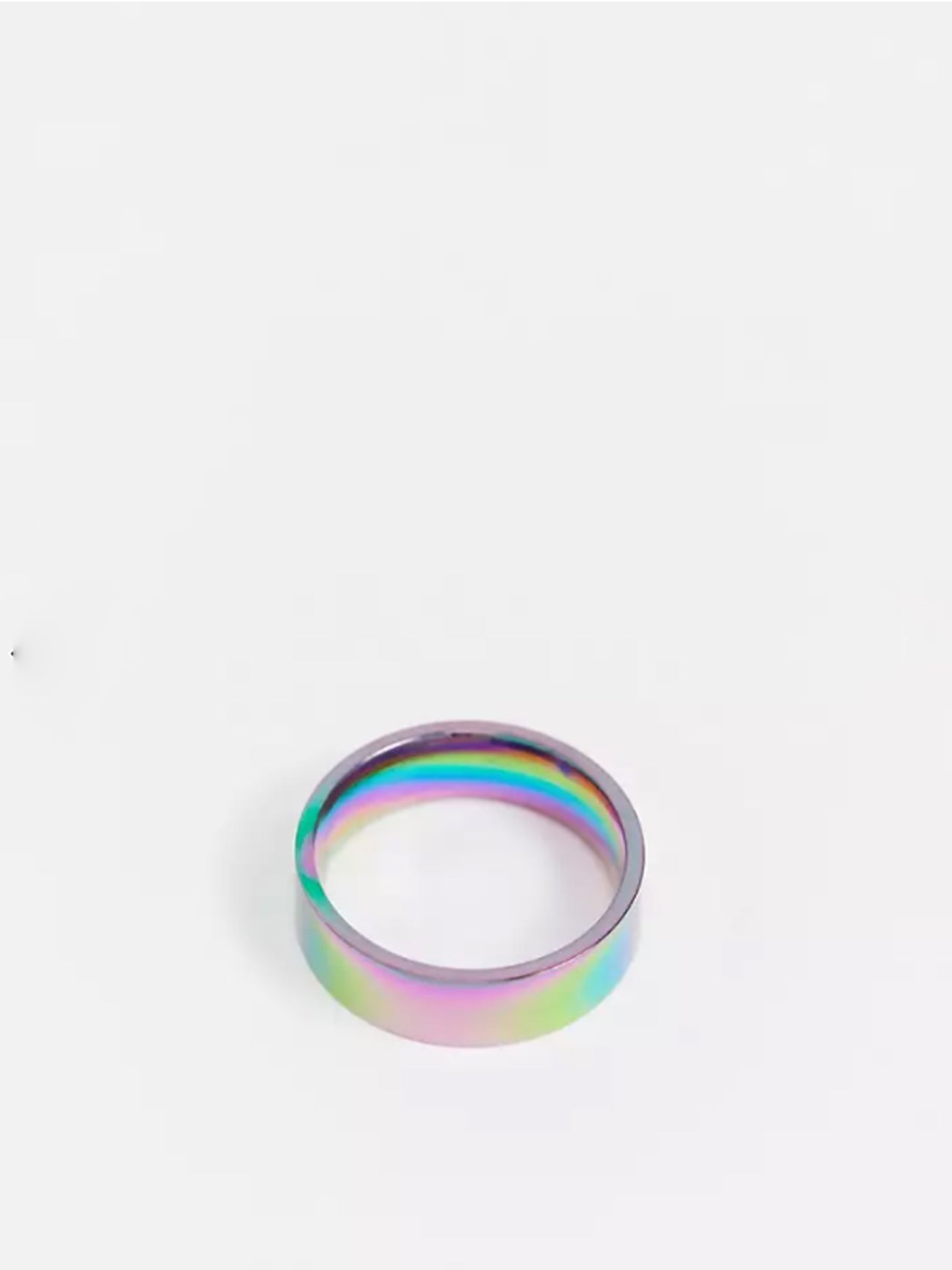 Petrol Multicoloured Steel Ring - svnx