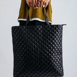 Nylon Quilted Tote Bag
